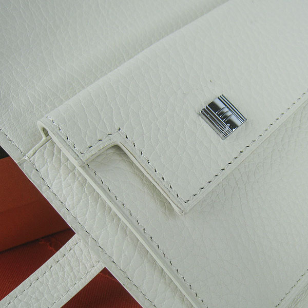 High Quality Hermes Kelly Long Clutch Bag Beige H009 Replica - Click Image to Close